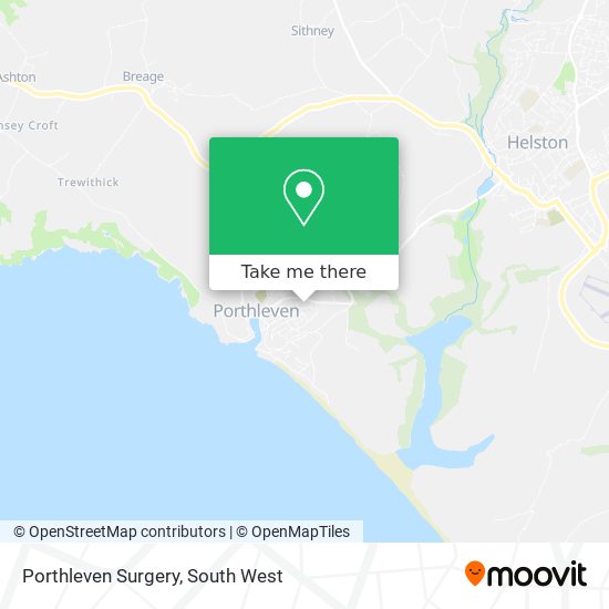 Porthleven Surgery map