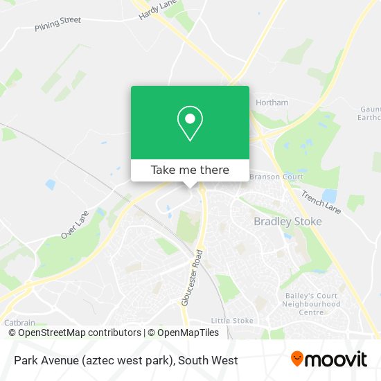 Park Avenue (aztec west park) map