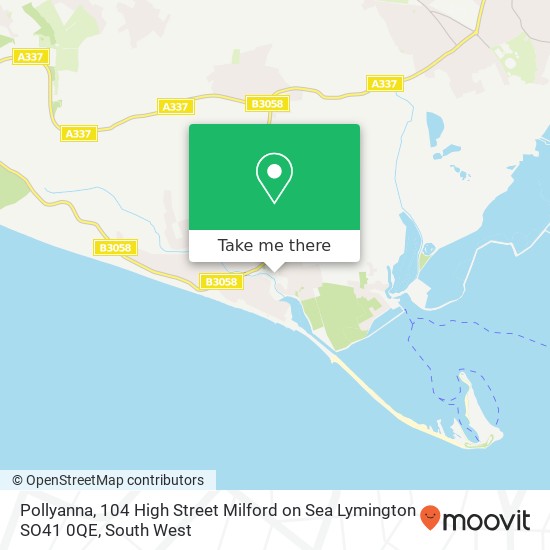 Pollyanna, 104 High Street Milford on Sea Lymington SO41 0QE map