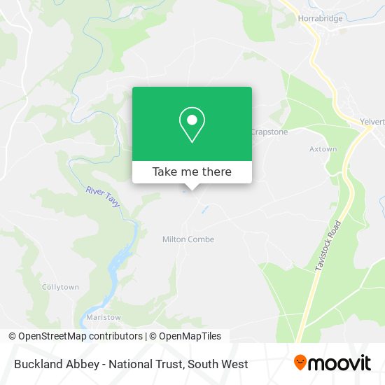 Buckland Abbey - National Trust map