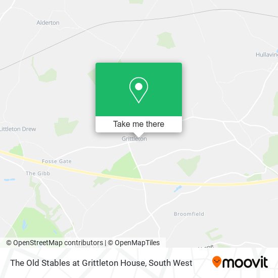 The Old Stables at Grittleton House map