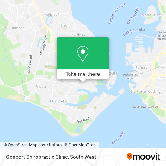 Gosport Chiropractic Clinic map