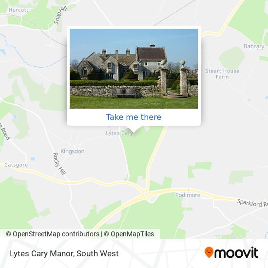 Lytes Cary Manor map