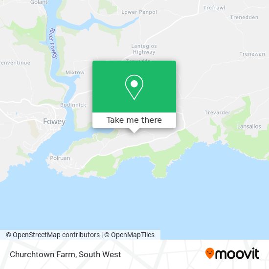 Churchtown Farm map