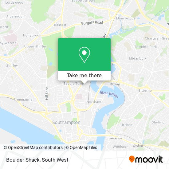 Boulder Shack map