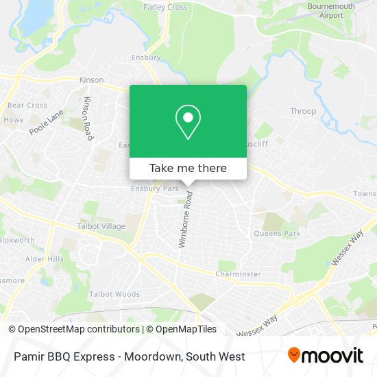 Pamir BBQ Express - Moordown map