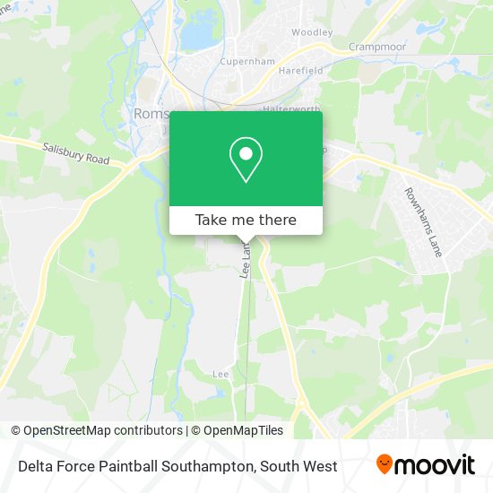 Delta Force Paintball Southampton map