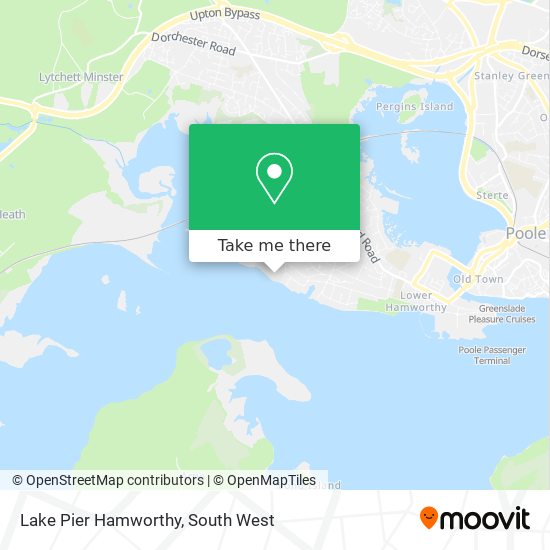 Lake Pier Hamworthy map