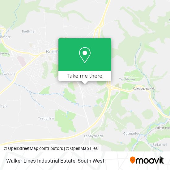 Walker Lines Industrial Estate map