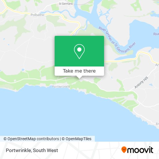 Portwrinkle map