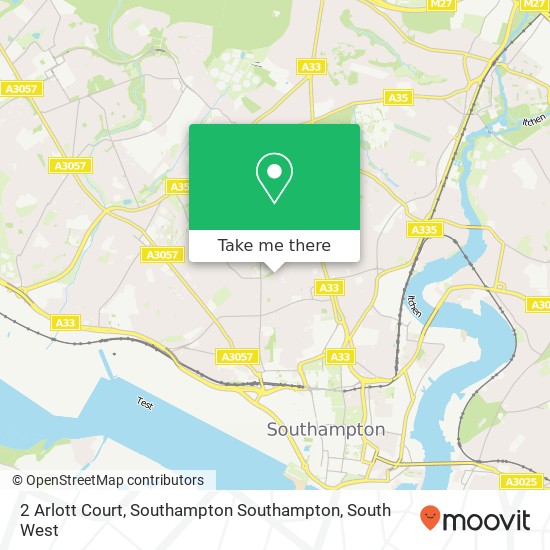 2 Arlott Court, Southampton Southampton map