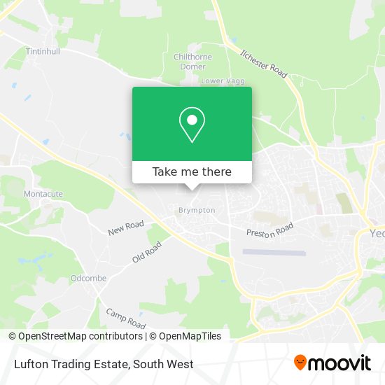 Lufton Trading Estate map