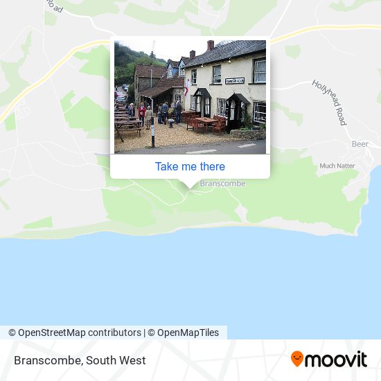 Branscombe map
