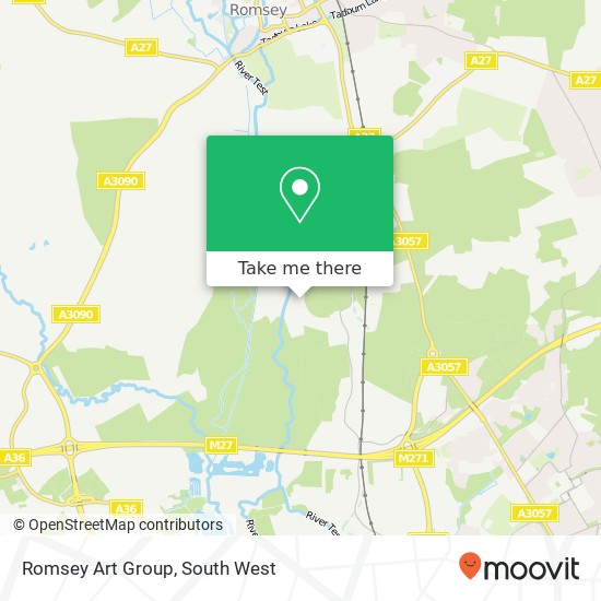 Romsey Art Group map