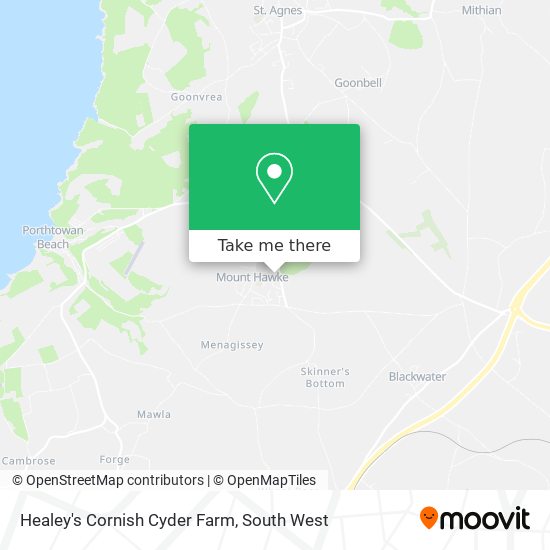 Healey's Cornish Cyder Farm map
