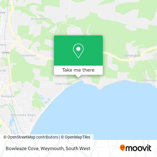 Bowleaze Cove, Weymouth map