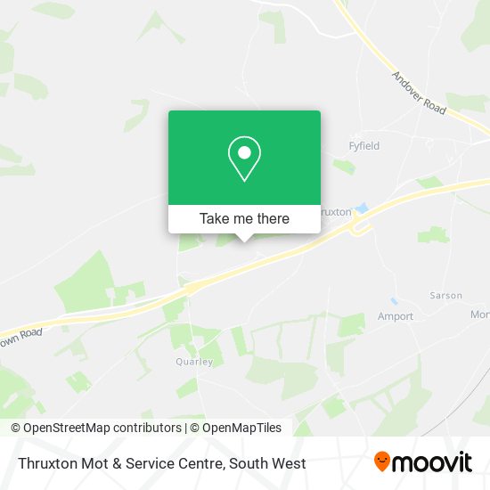 Thruxton Mot & Service Centre map