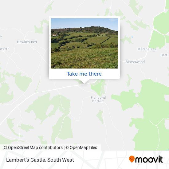 Lambert's Castle map