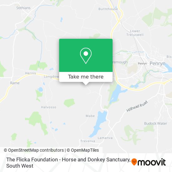 The Flicka Foundation - Horse and Donkey Sanctuary map