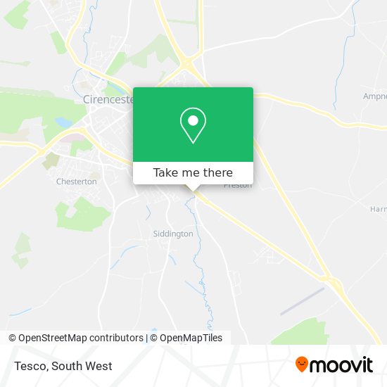 Tesco map