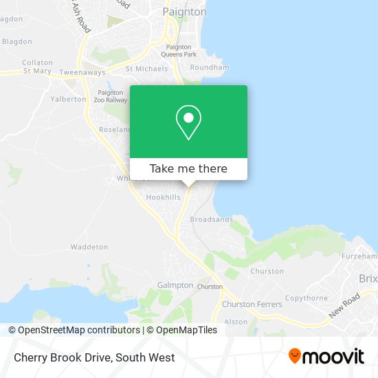 Cherry Brook Drive map