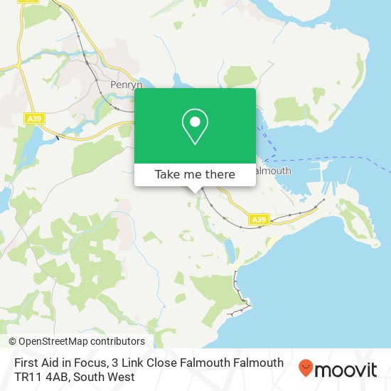 First Aid in Focus, 3 Link Close Falmouth Falmouth TR11 4AB map