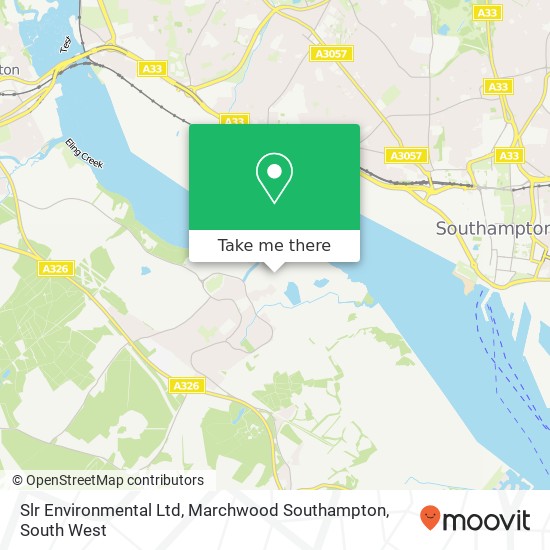 Slr Environmental Ltd, Marchwood Southampton map