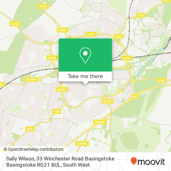 Sally Wilson, 33 Winchester Road Basingstoke Basingstoke RG21 8UL map