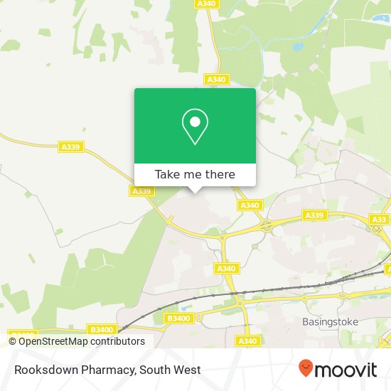 Rooksdown Pharmacy map