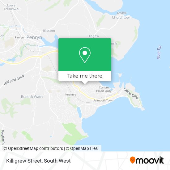 Killigrew Street map