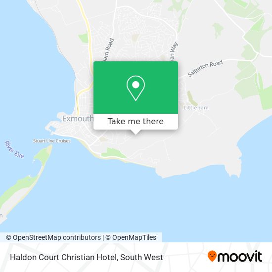 Haldon Court Christian Hotel map
