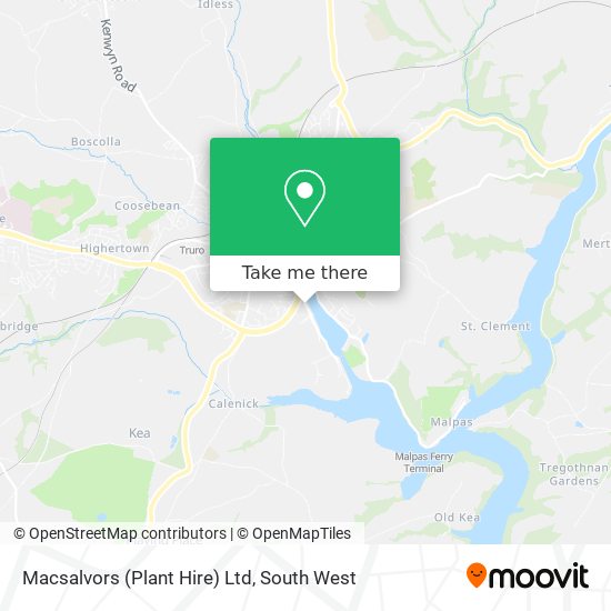 Macsalvors (Plant Hire) Ltd map