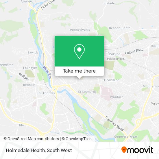 Holmedale Health map