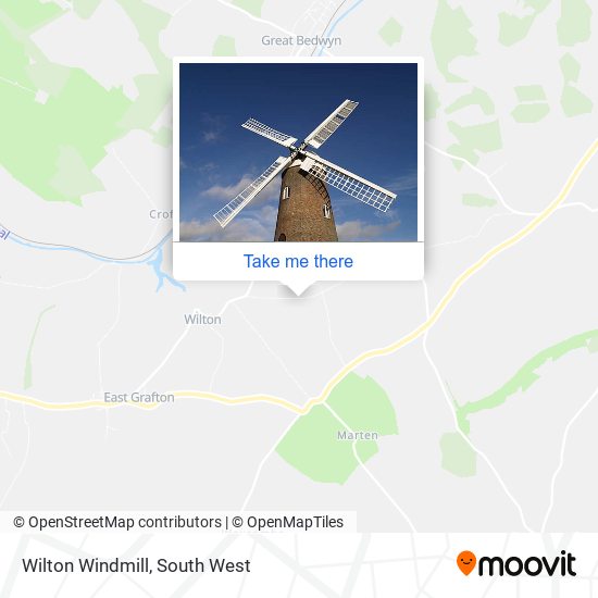 Wilton Windmill map