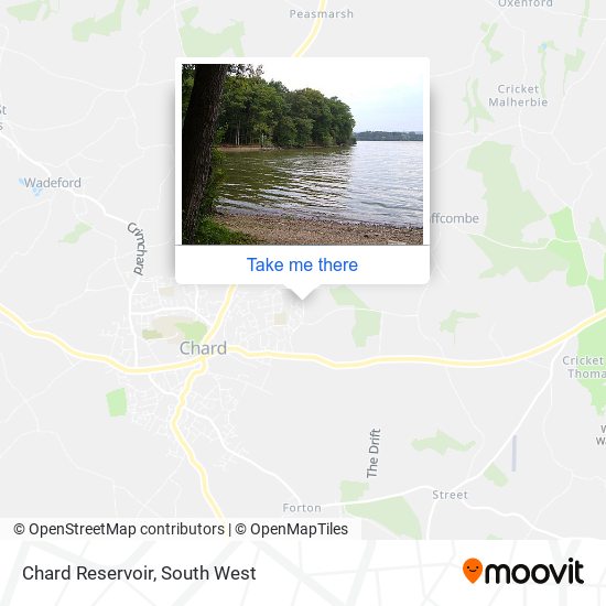 Chard Reservoir map