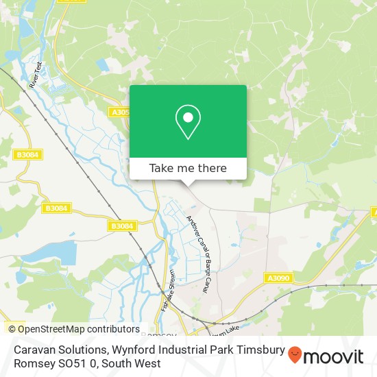 Caravan Solutions, Wynford Industrial Park Timsbury Romsey SO51 0 map