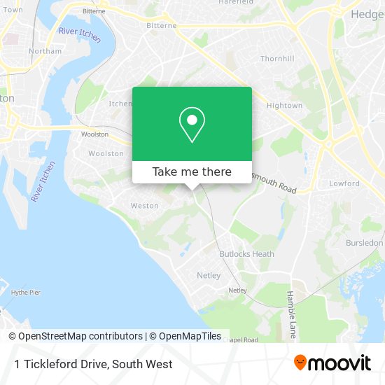 1 Tickleford Drive map