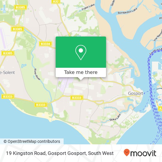 19 Kingston Road, Gosport Gosport map