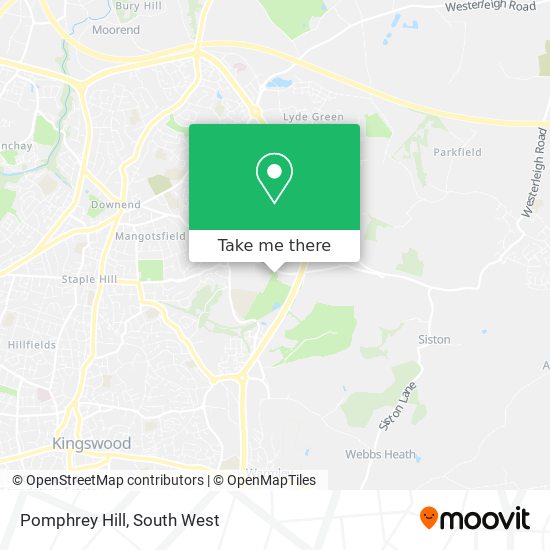 Pomphrey Hill map