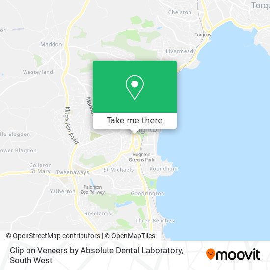 Clip on Veneers by Absolute Dental Laboratory map