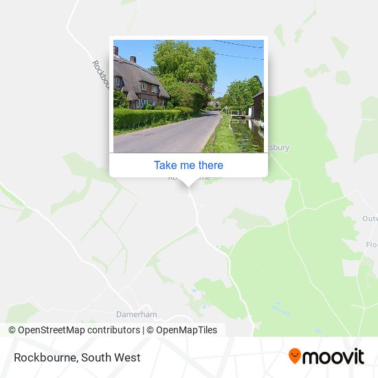 Rockbourne map