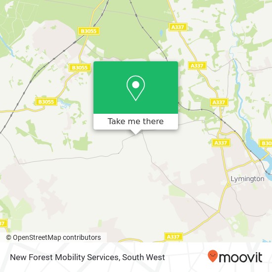 New Forest Mobility Services map