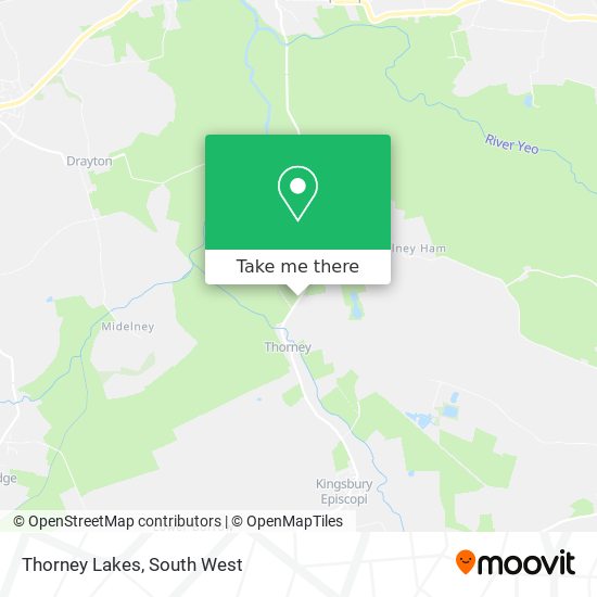 Thorney Lakes map