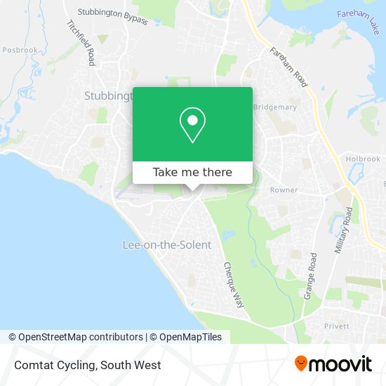 Comtat Cycling map