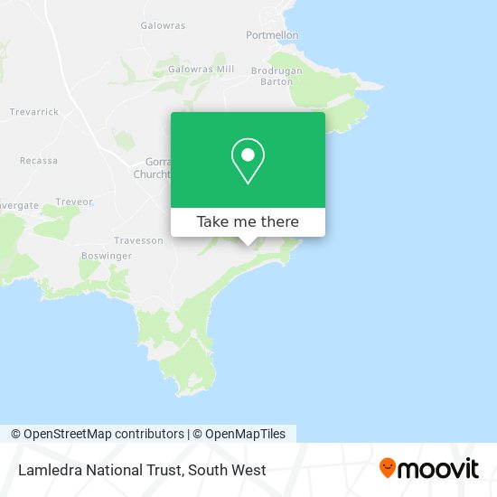 National Trust Cornwall Map How To Get To Lamledra National Trust In Cornwall By Bus Or Train?