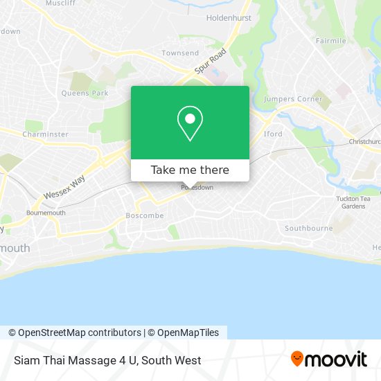 Siam Thai Massage 4 U map