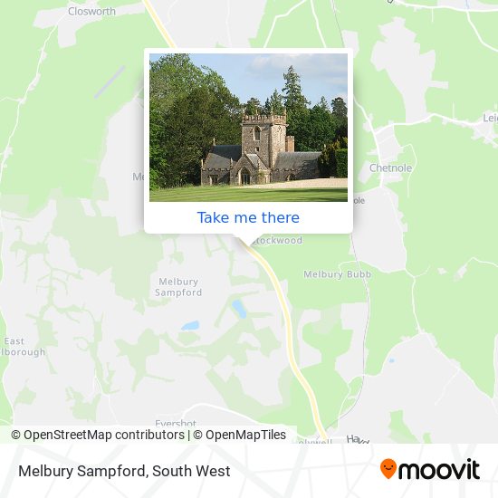 Melbury Sampford map