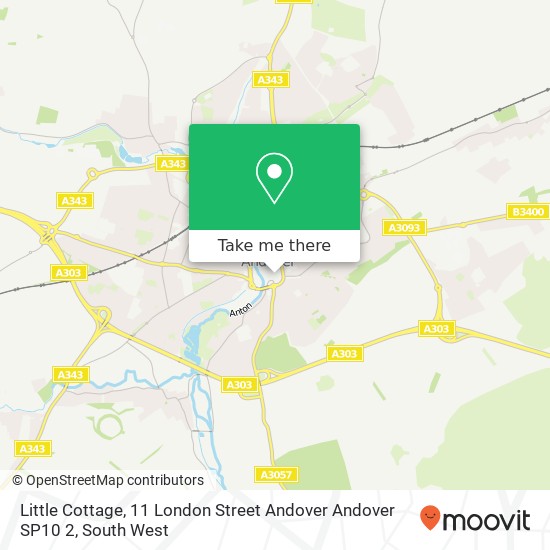 Little Cottage, 11 London Street Andover Andover SP10 2 map