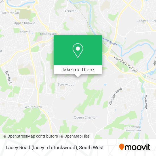 Lacey Road (lacey rd stockwood) map