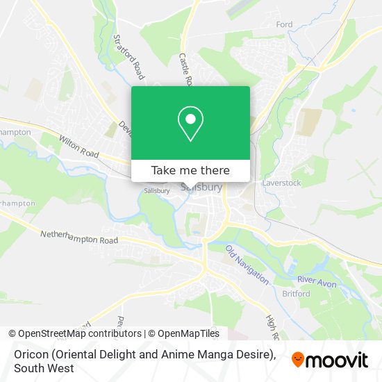 Oricon (Oriental Delight and Anime Manga Desire) map